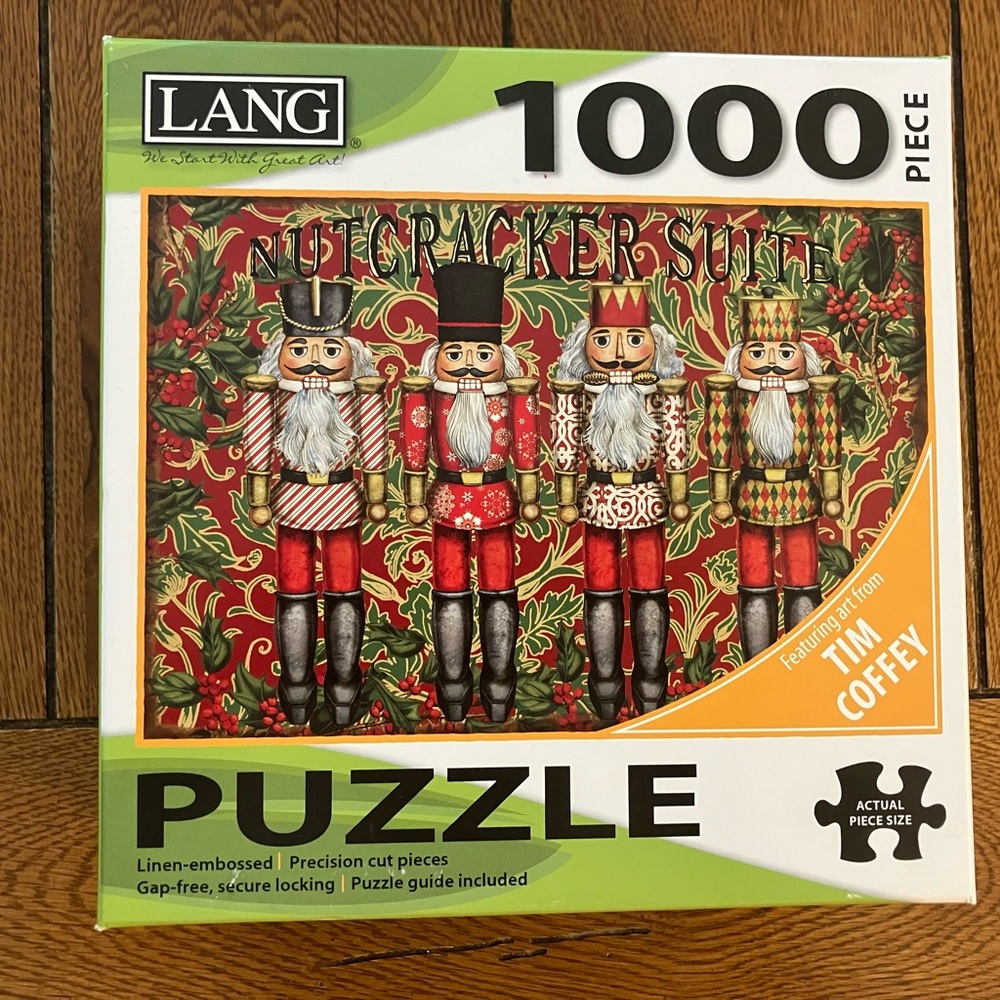 Nutcracker Suite 1000-Piece Puzzle - Red & Green